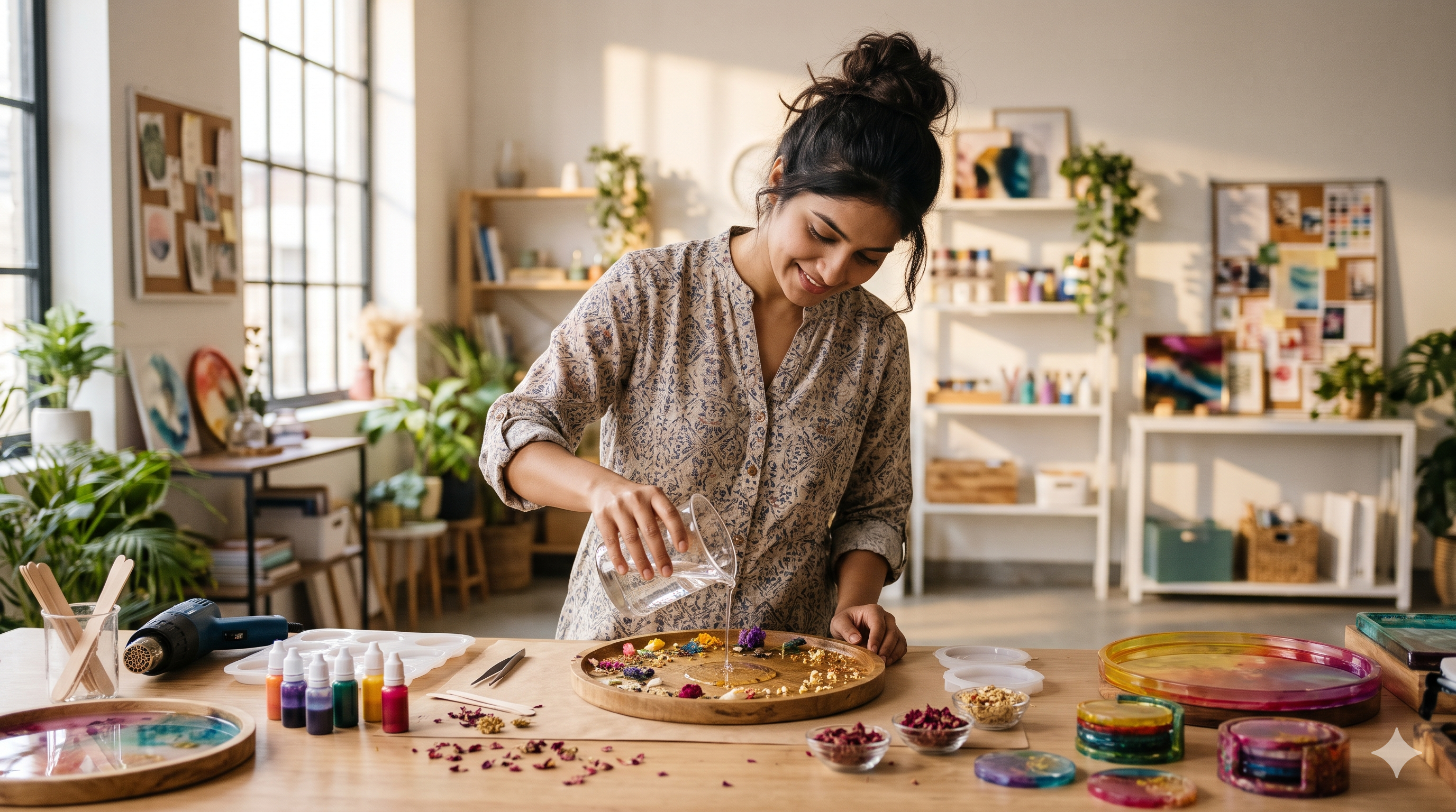 Meet the Independent Artists Redefining Modern Indian Decor Through Handmade Resin Art