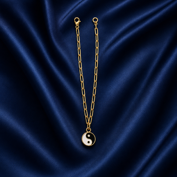Yin Yang Gold Chain Necklace