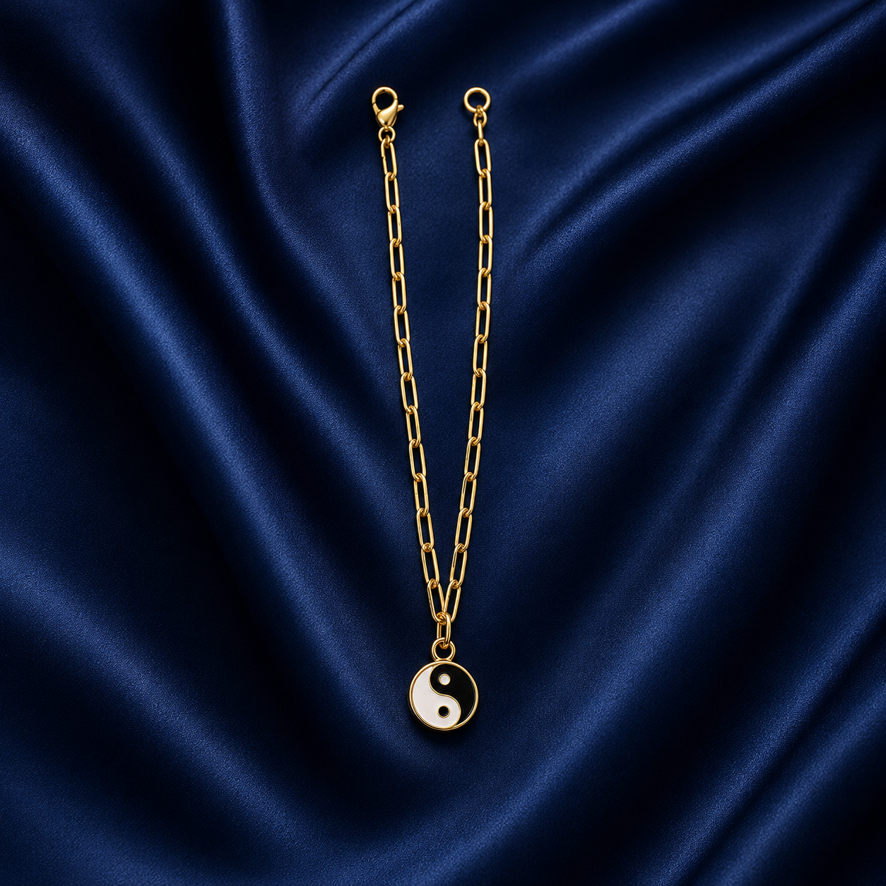 Yin Yang Gold Chain Necklace