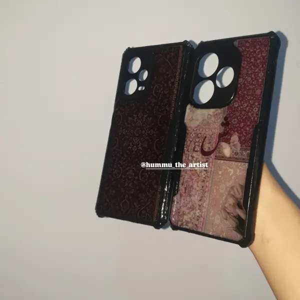 Resin pashmina phone case