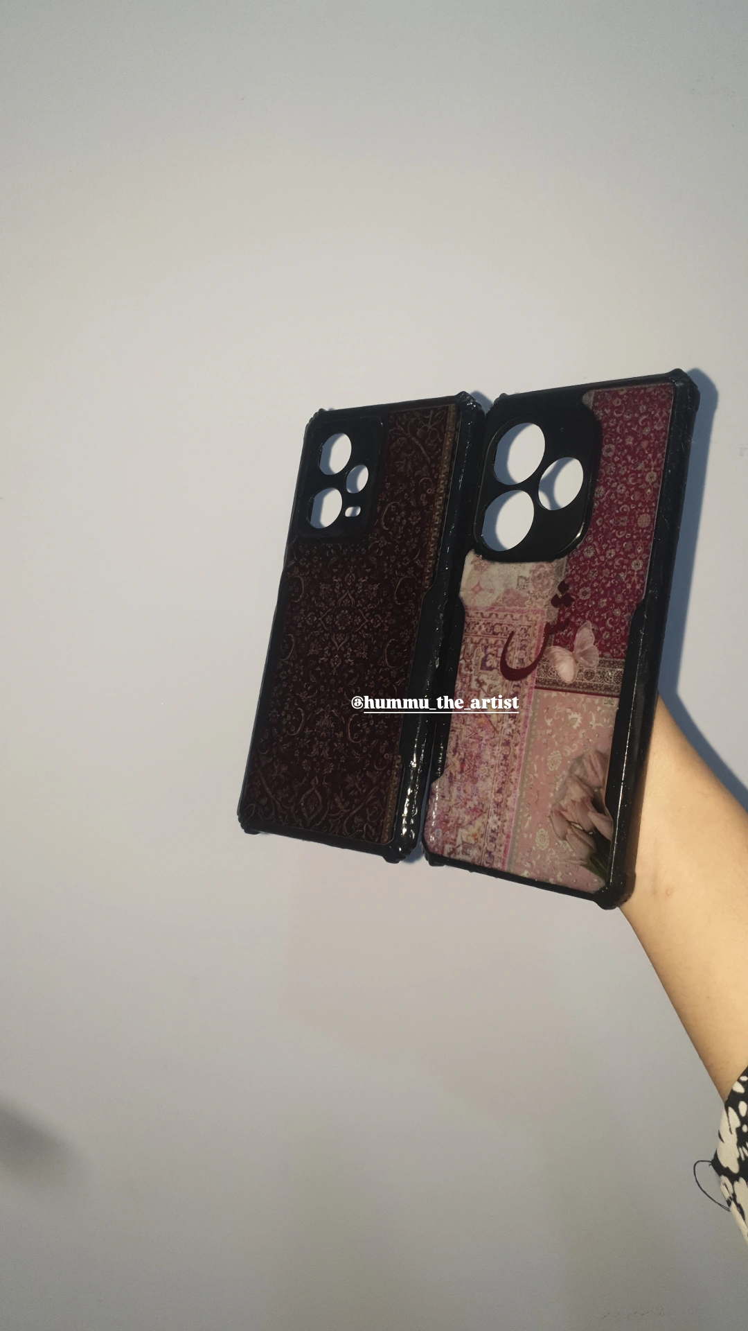 Resin pashmina phone case