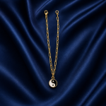 Yin Yang Gold Chain Necklace